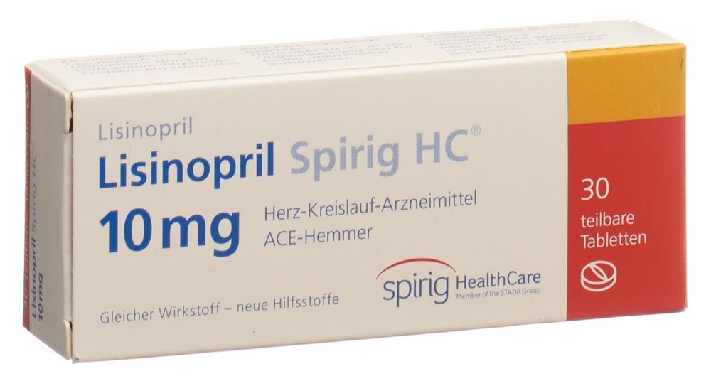 LISINOPRIL Spirig HC cpr 10 mg 30 pce