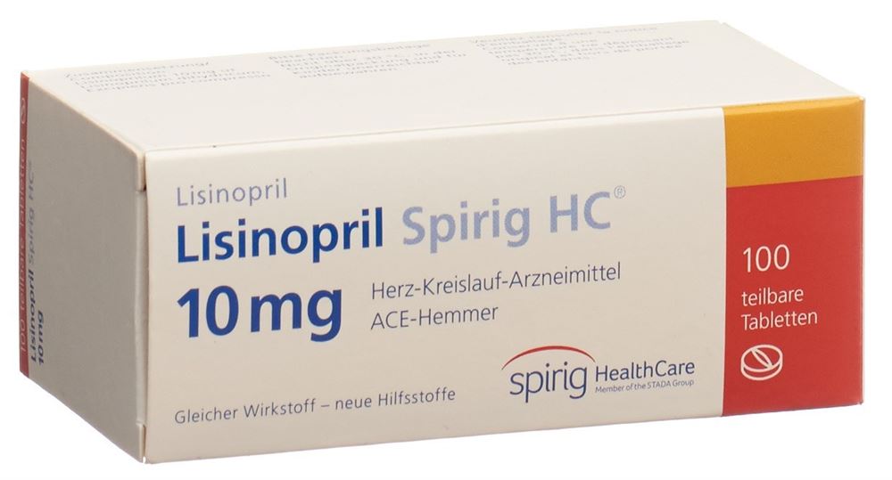 Lisinopril Spirig HC 10 mg, Tabletten