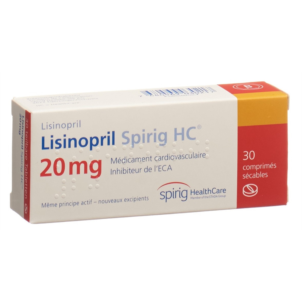 Lisinopril Spirig HC 20 mg, Tabletten