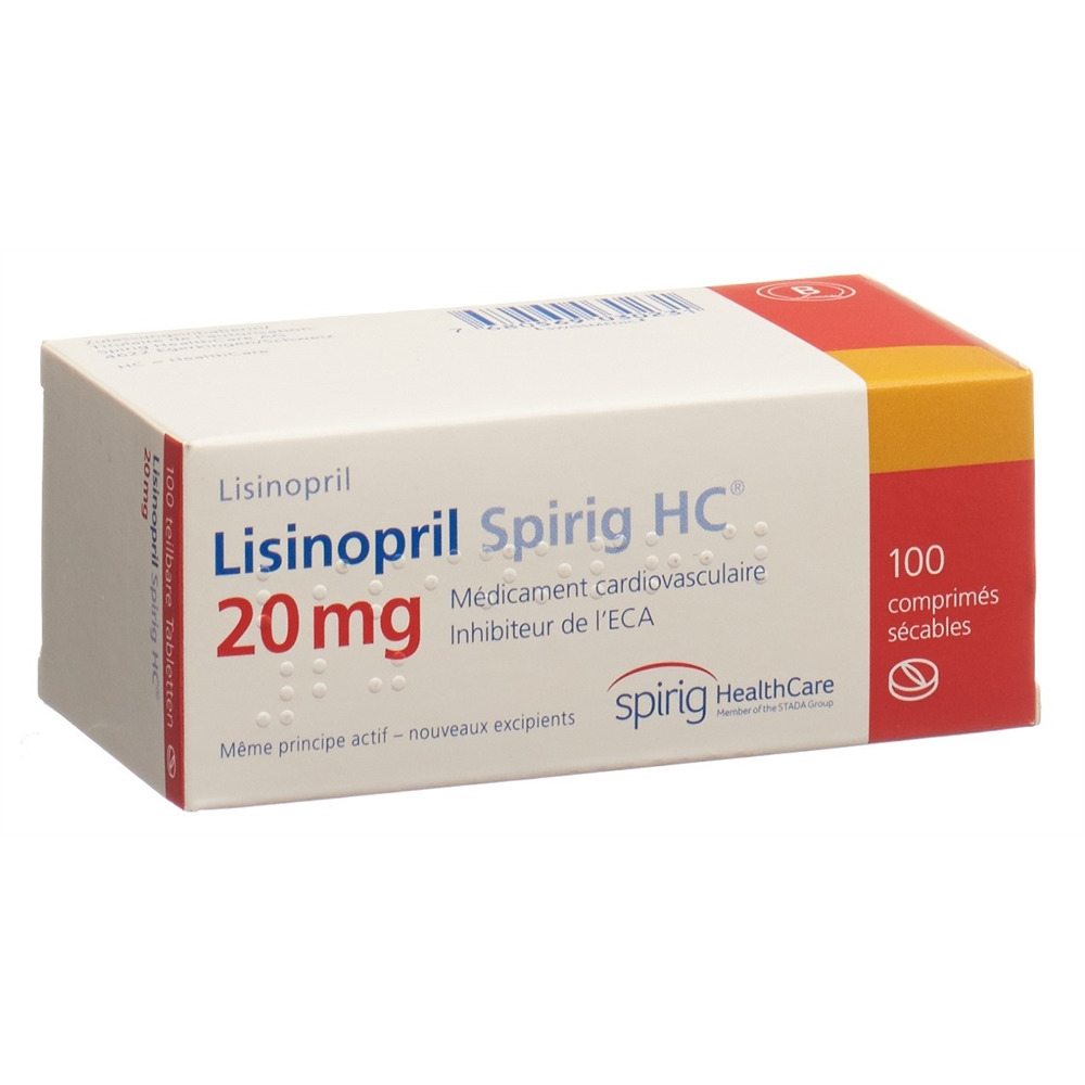 LISINOPRIL Spirig HC cpr 20 mg 100 pce