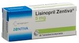 Lisinopril Zentiva 5 mg, Tabletten