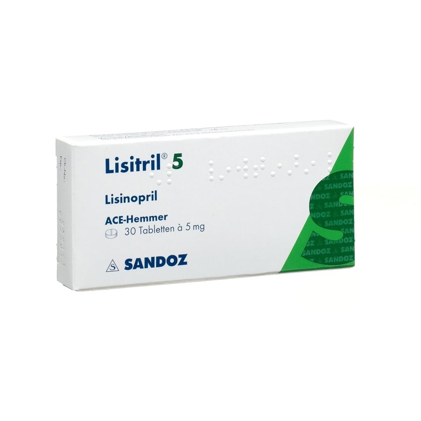 Lisinopril Zentiva 5 mg, Tabletten