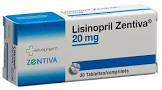 LISINOPRIL Zentiva cpr 20 mg 30 pce