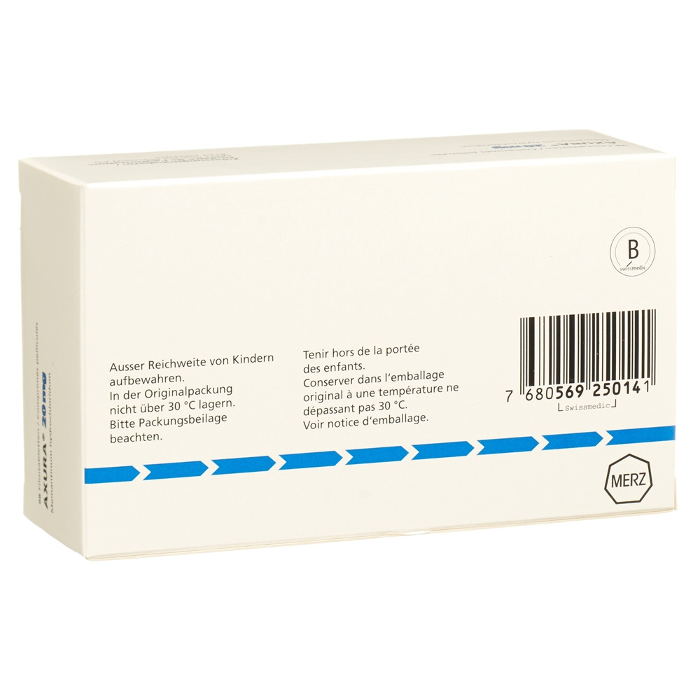 AXURA cpr pell 20 mg 98 pce