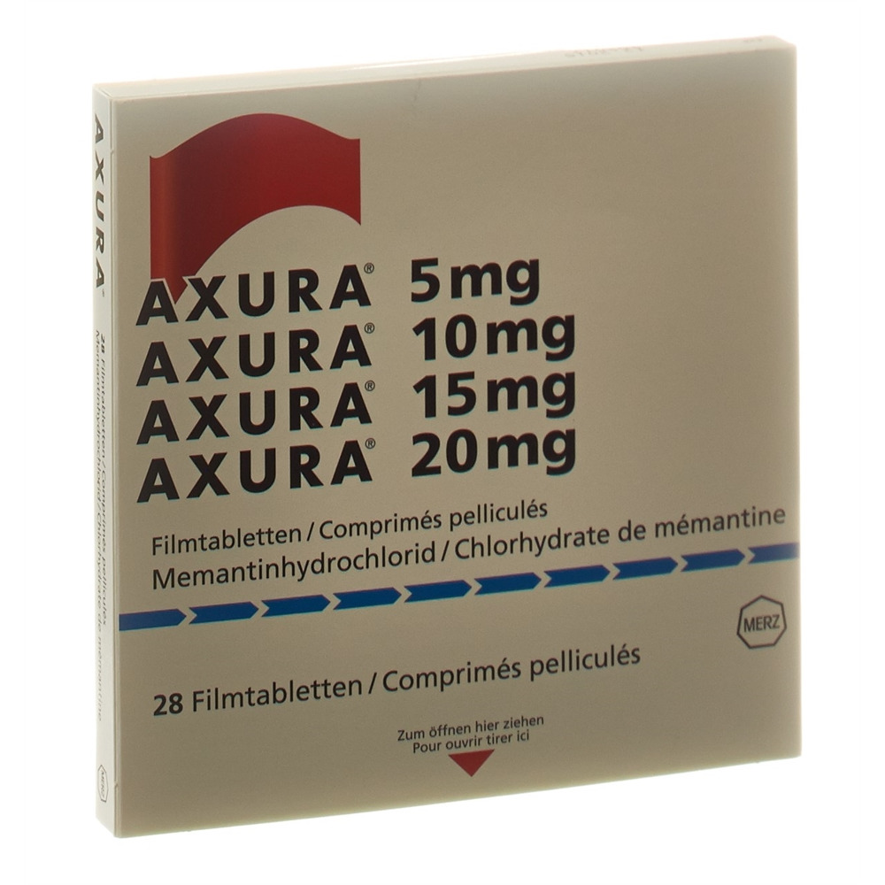 Axura 5 mg, 10 mg, 15 mg, 20 mg, Filmtabletten
