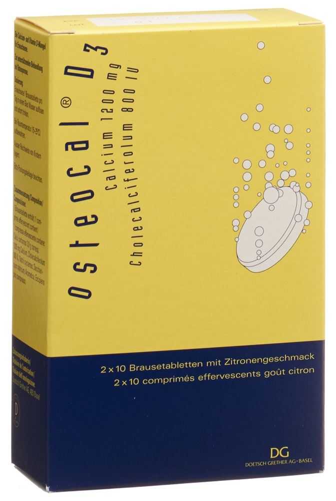 Osteocal D3 1200/800, Brausetabletten