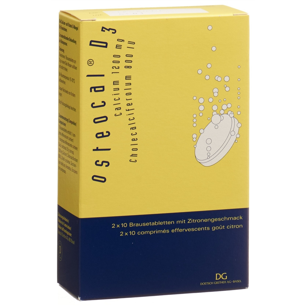 Osteocal D3 1200/800, Brausetabletten
