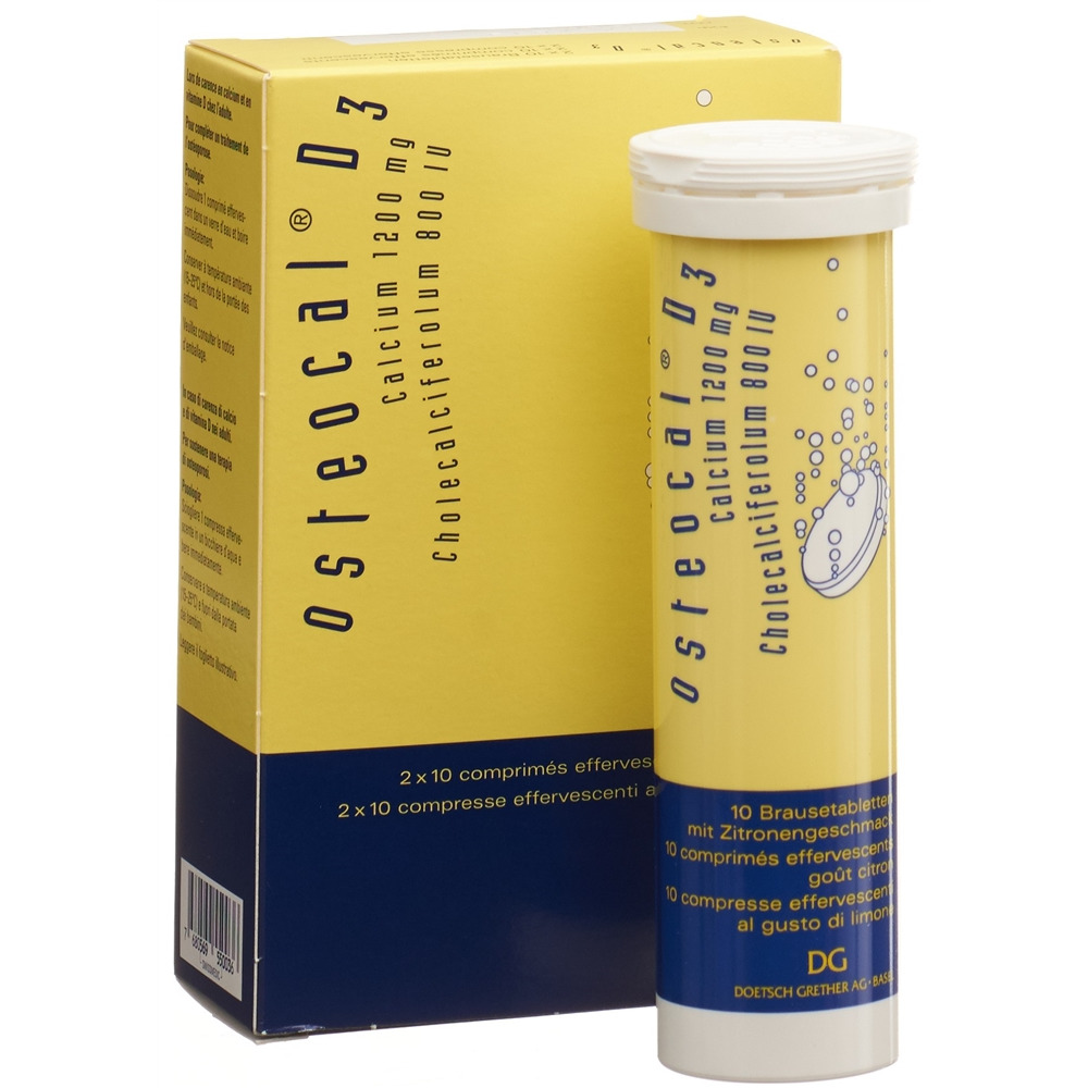 Osteocal D3 1200/800, Brausetabletten