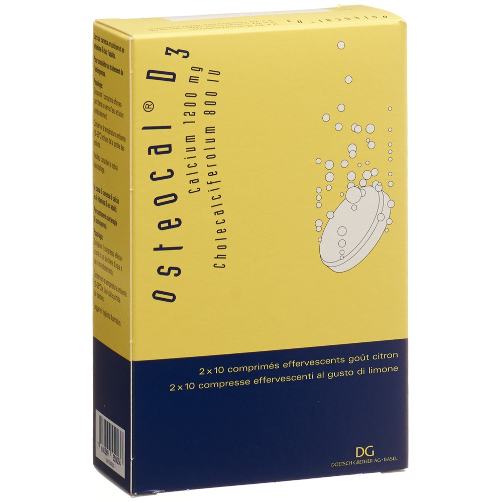 Osteocal D3 1200/800, Brausetabletten