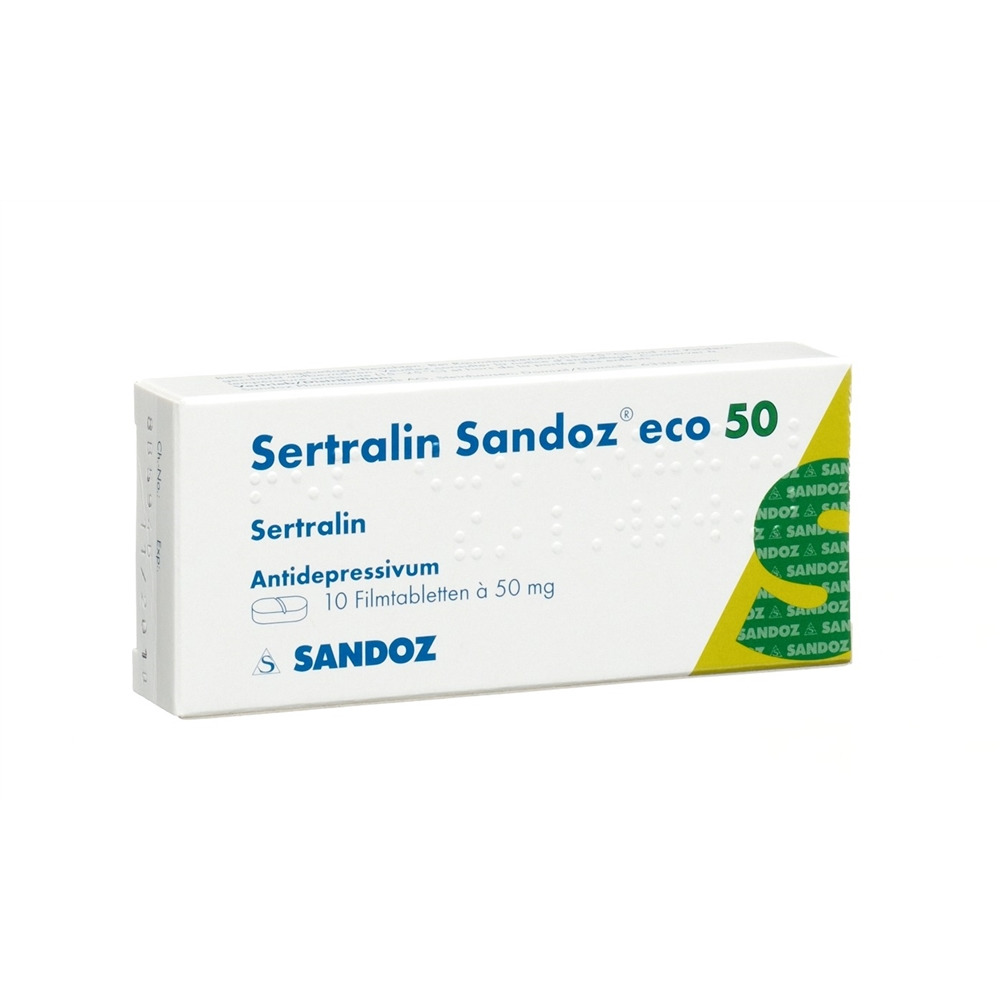 SERTRALINE Sandoz eco cpr pell 50 mg 10 pce