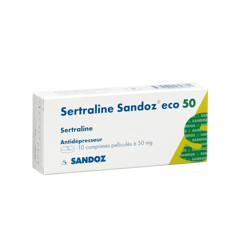 SERTRALINE Sandoz eco cpr pell 50 mg 10 pce