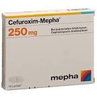 CEFUROXIM Mepha cpr pell 250 mg 14 pce