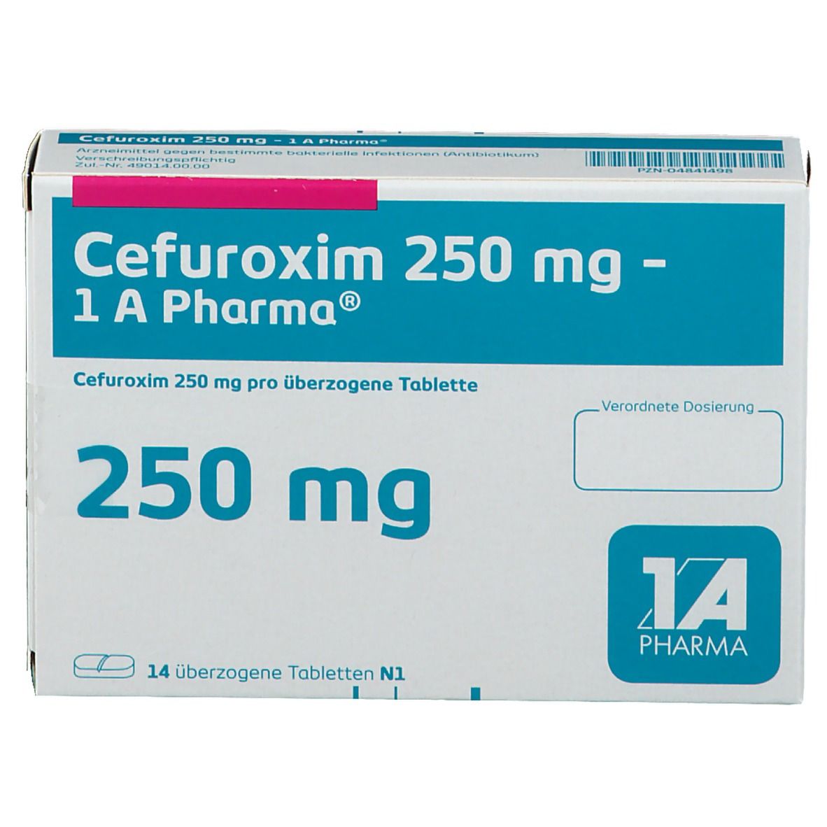 CEFUROXIM Mepha cpr pell 250 mg 14 pce