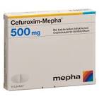 CEFUROXIM Mepha cpr pell 500 mg 14 pce