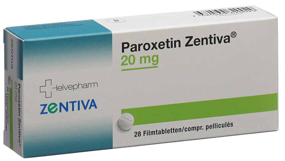 Paroxetin Zentiva, Filmtabletten