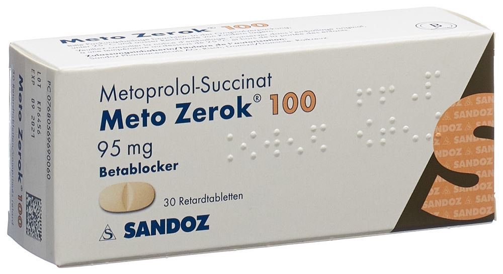METO ZEROK cpr ret 100 mg 30 pce
