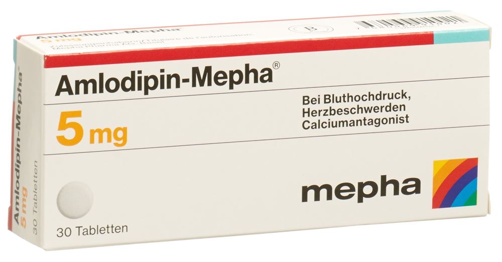 AMLODIPIN Mepha cpr 5 mg 30 pce