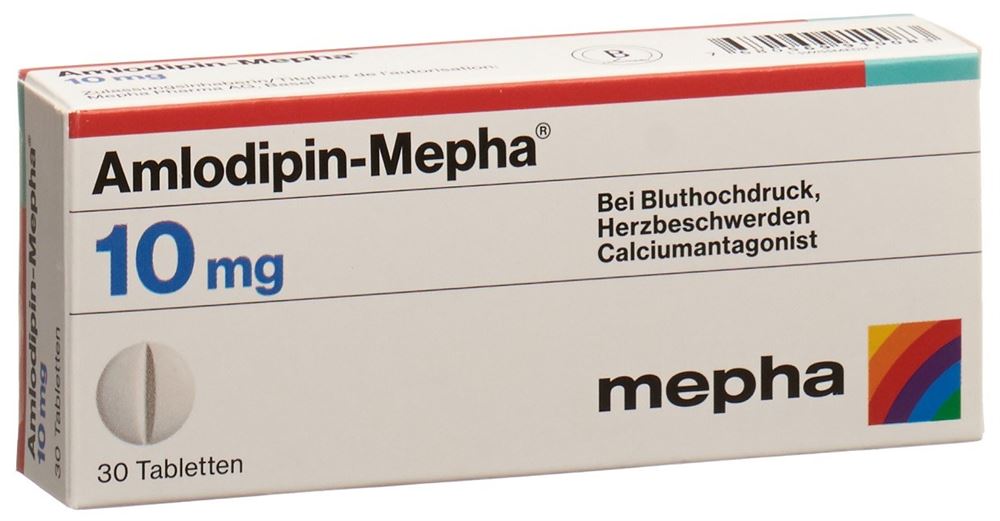 AMLODIPIN Mepha cpr 10 mg 30 pce