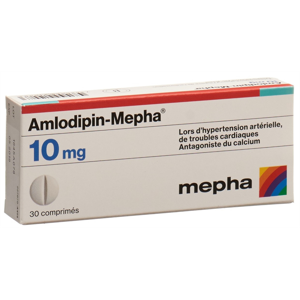 AMLODIPIN Mepha cpr 10 mg 30 pce