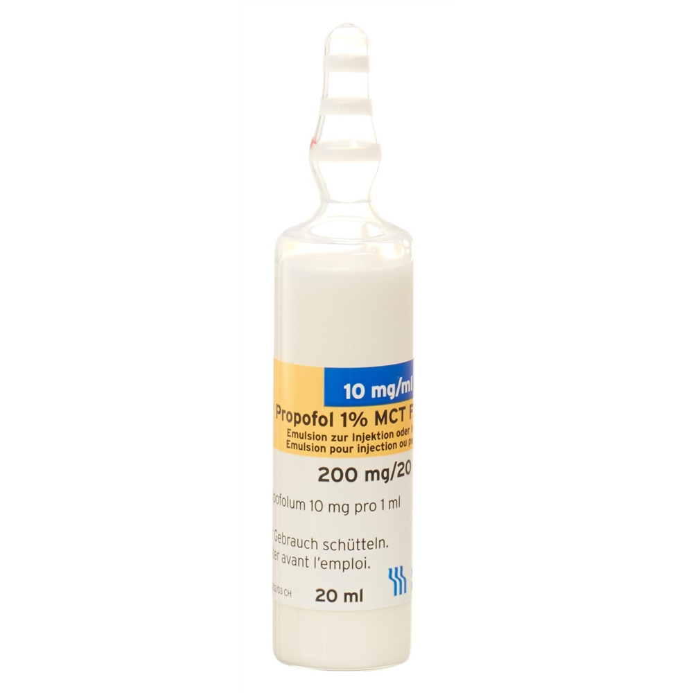PROPOFOL 1% MCT Fresenius 200 mg/20ml amp 5 pce