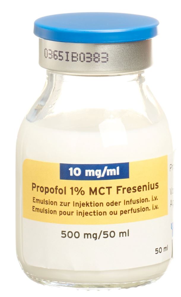 PROPOFOL 1% MCT Fresenius 500 mg/50ml 10 pce