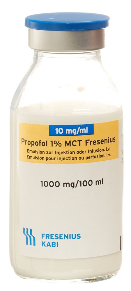 PROPOFOL 1% MCT Fresenius 1 g/100ml fl 10 pce