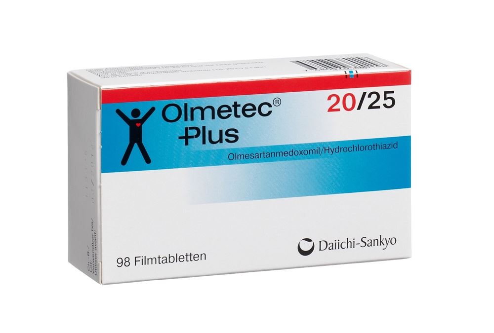 Olmetec Plus 20/25, Filmtabletten