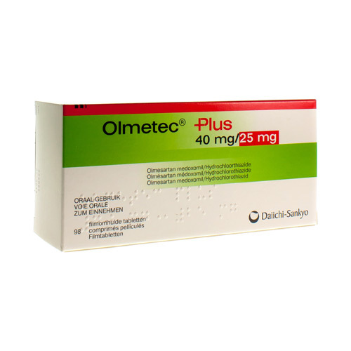 Olmetec Plus 40/25, Filmtabletten