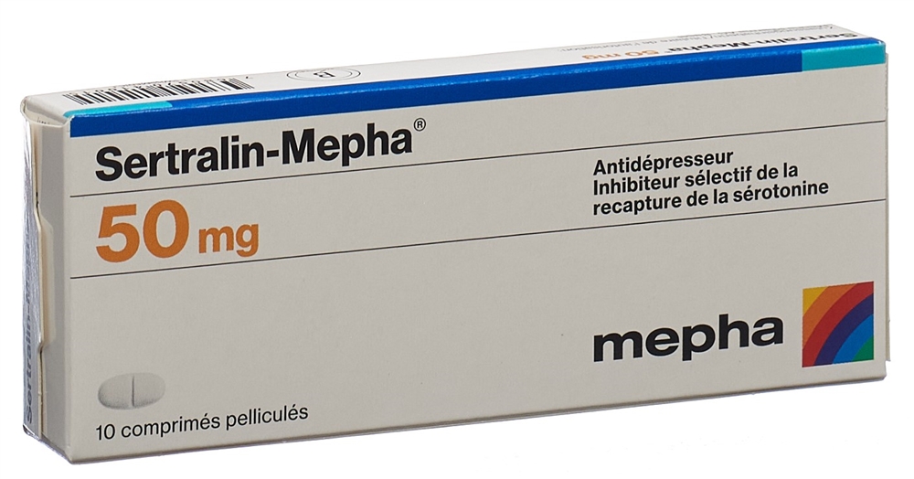 SERTRALIN Mepha cpr pell 50 mg 10 pce