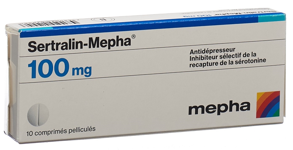 SERTRALIN Mepha cpr pell 100 mg 10 pce