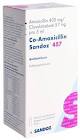 Co-Amoxicillin Sandoz 457, Pulver zur Herstellung einer Suspension zum Einnehmen