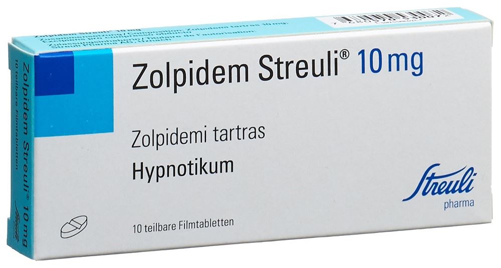 Zolpidem Streuli, Filmtabletten