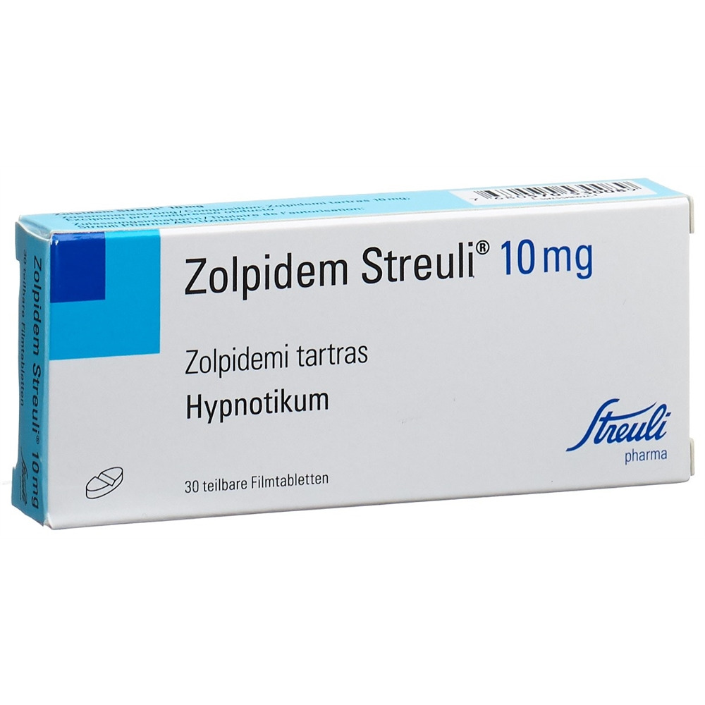 ZOLPIDEM Streuli cpr pell 10 mg 10 pce