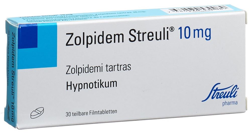 Zolpidem Streuli, Filmtabletten