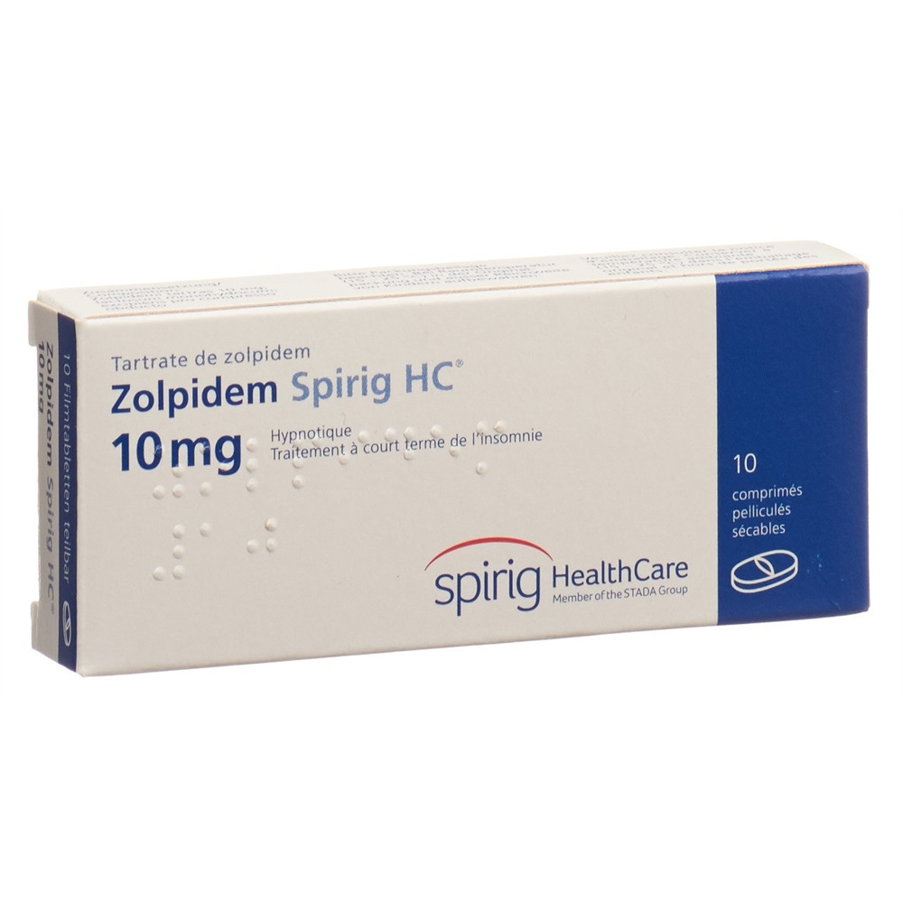 Zolpidem Spirig HC 10 mg, Filmtabletten