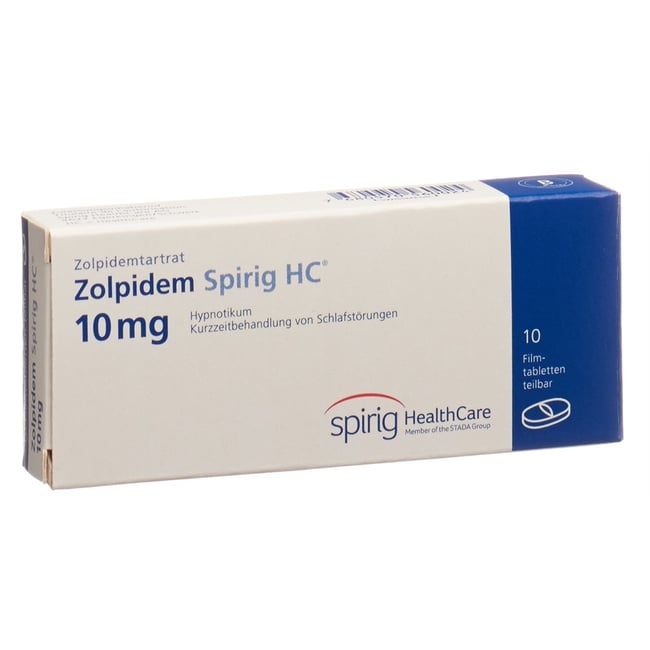 ZOLPIDEM Spirig HC cpr pell 10 mg 10 pce