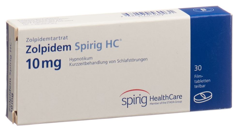ZOLPIDEM Spirig HC cpr pell 10 mg 30 pce