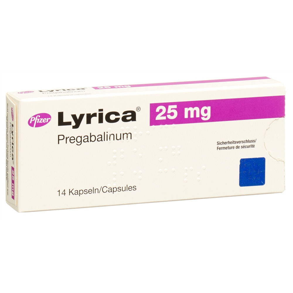 LYRICA caps 25 mg 14 pce