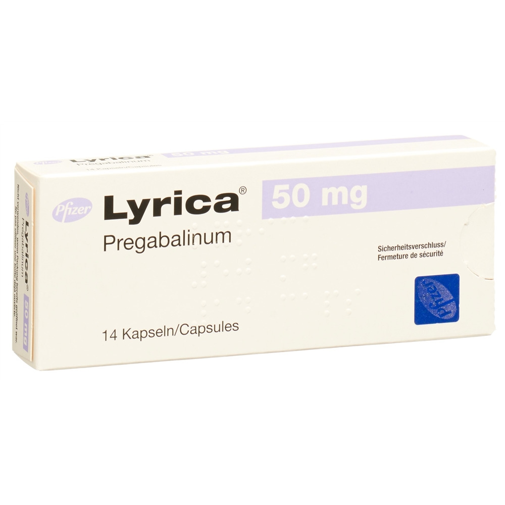 LYRICA caps 50 mg 14 pce