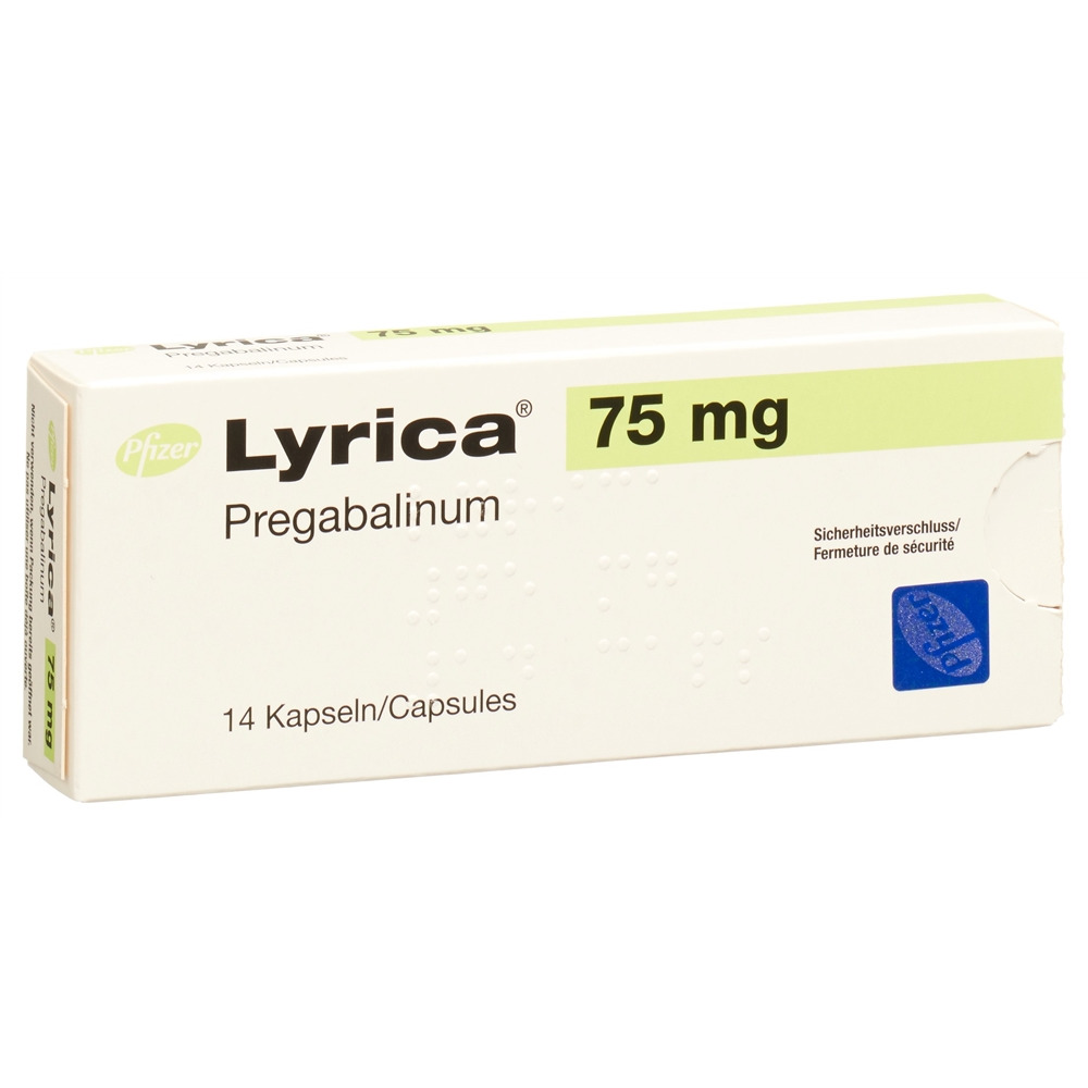 LYRICA caps 75 mg 14 pce