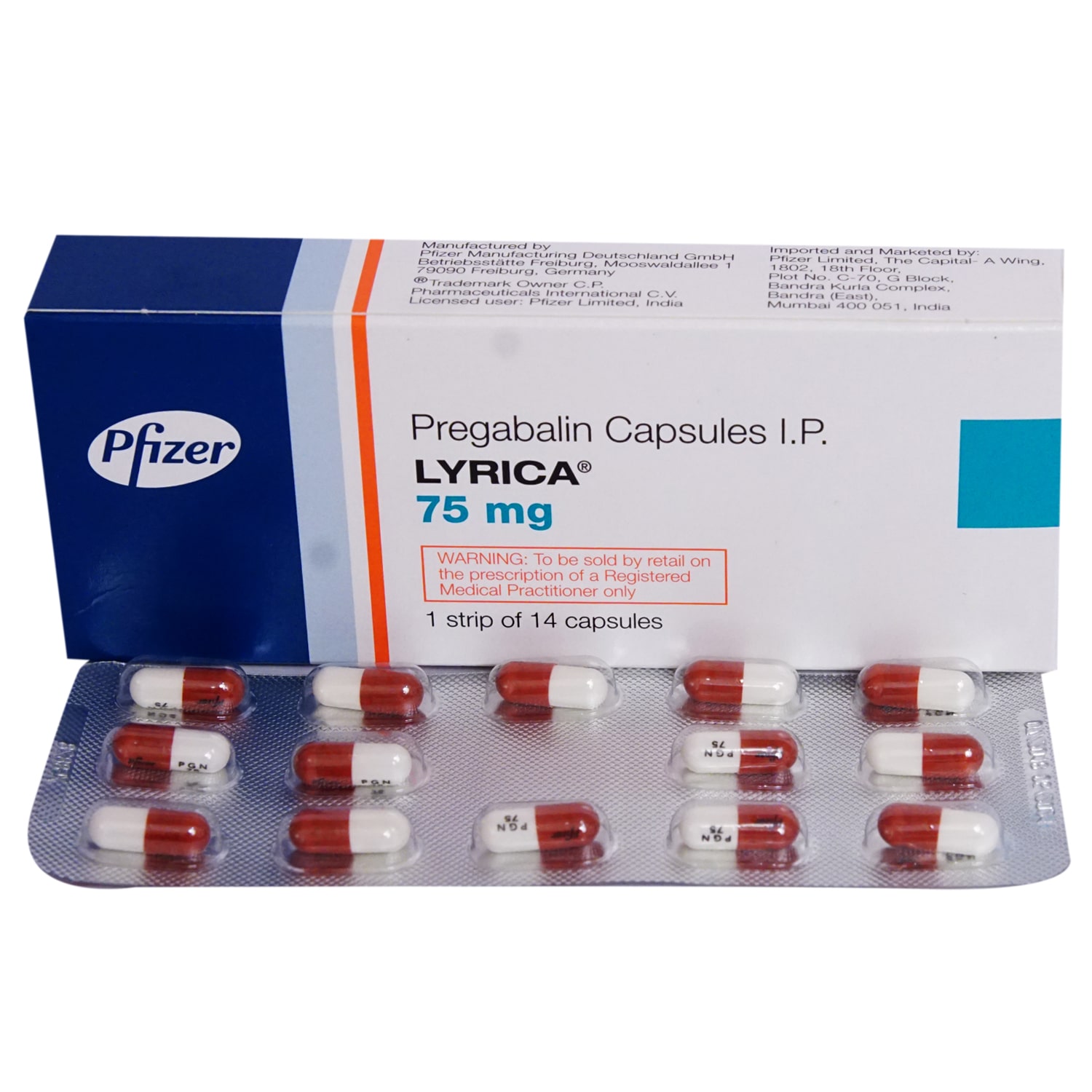 Lyrica 75 mg, Hartkapseln