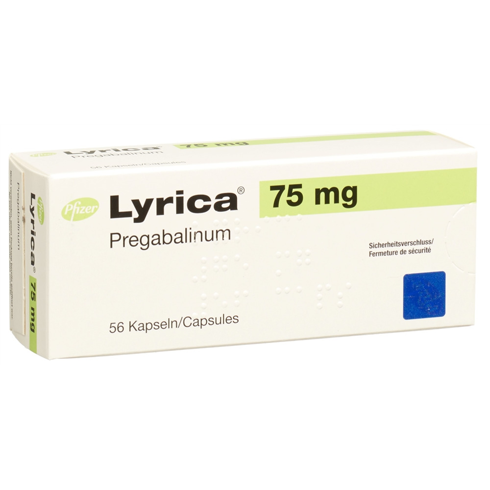 LYRICA caps 75 mg 56 pce