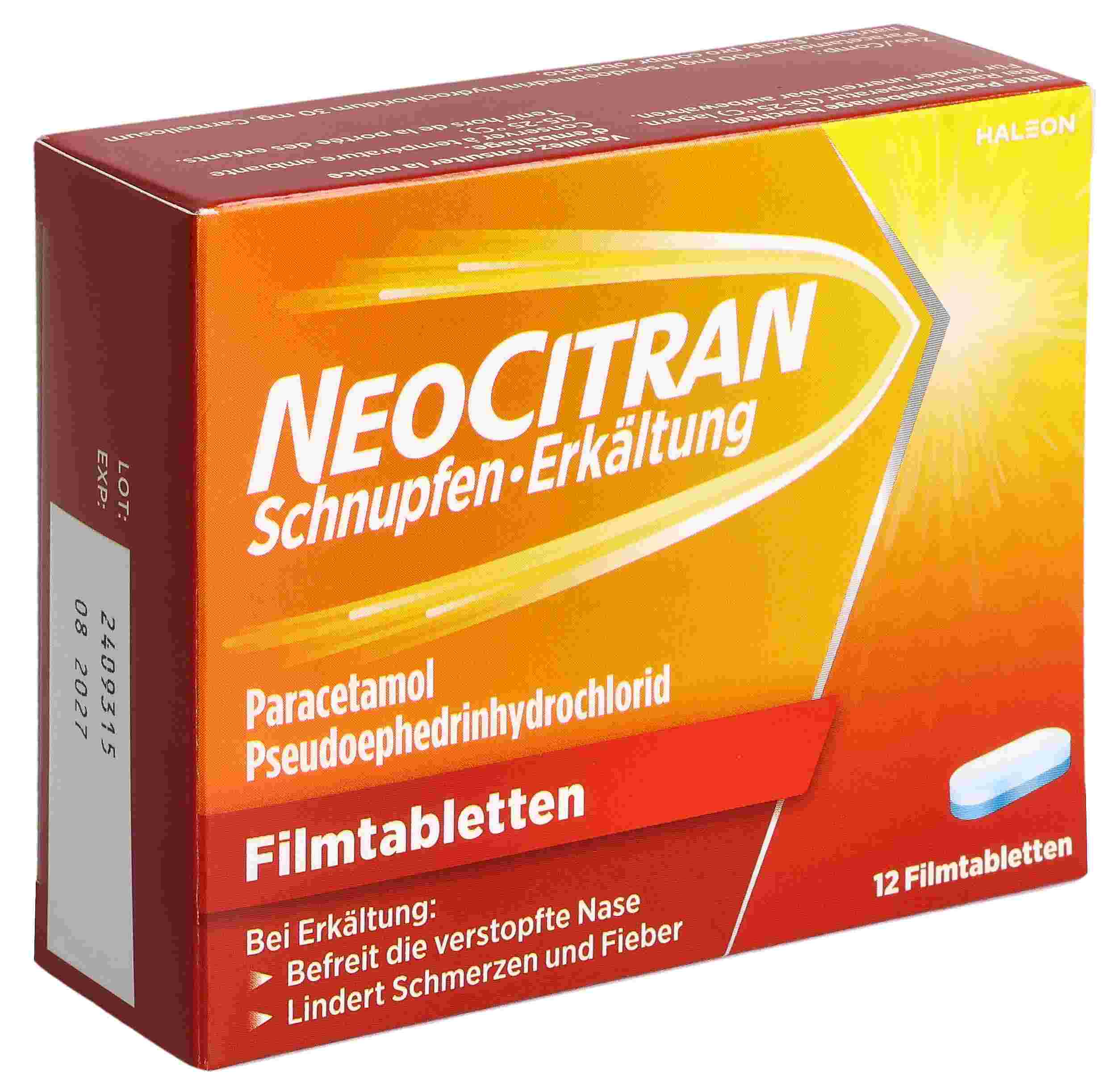 NeoCitran Schnupfen/Erkältung, Filmtabletten