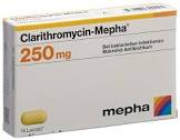 CLARITHROMYCIN Mepha Lactab 250 mg 20 pce