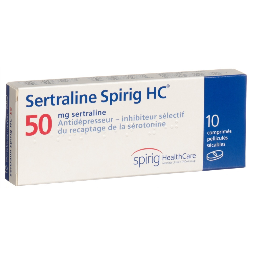 SERTRALINE Spirig HC cpr pell 50 mg 10 pce