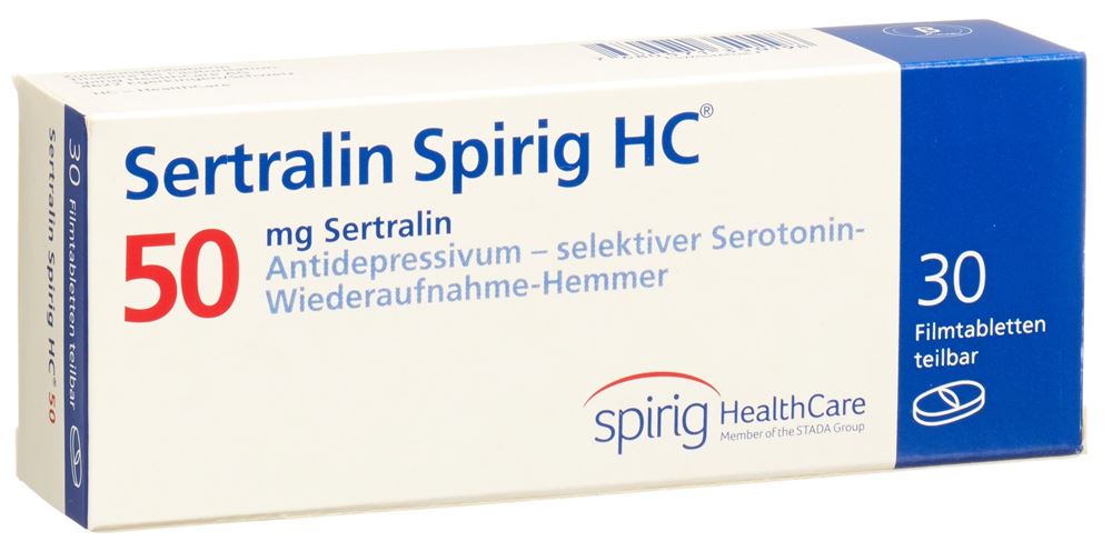 Sertralin Spirig HC, Filmtabletten