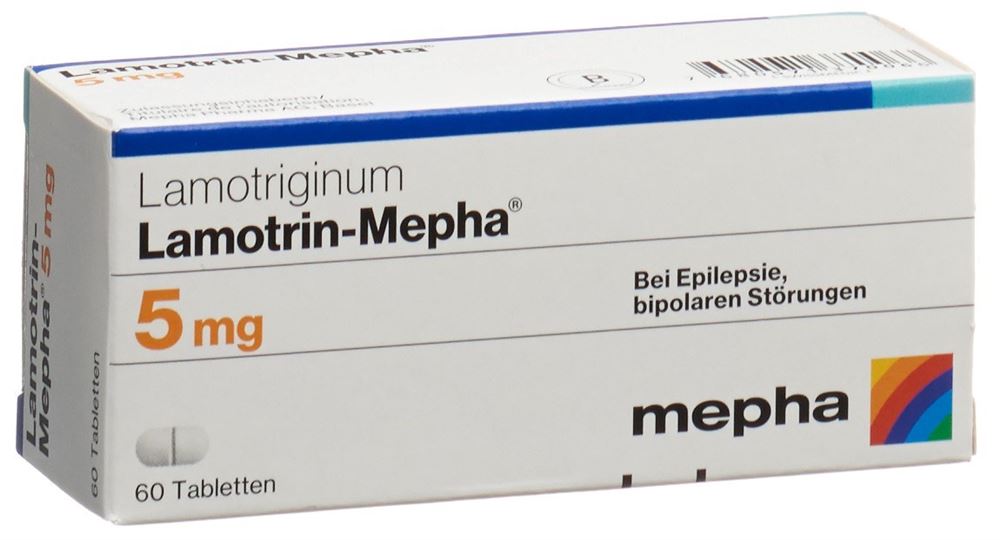LAMOTRIN Mepha cpr disp 5 mg 60 pce