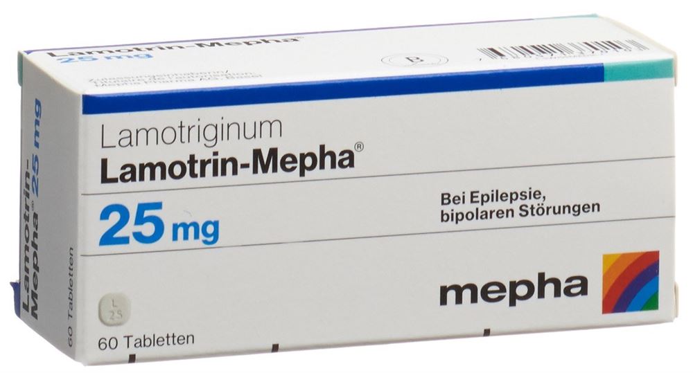 LAMOTRIN Mepha cpr disp 25 mg 60 pce
