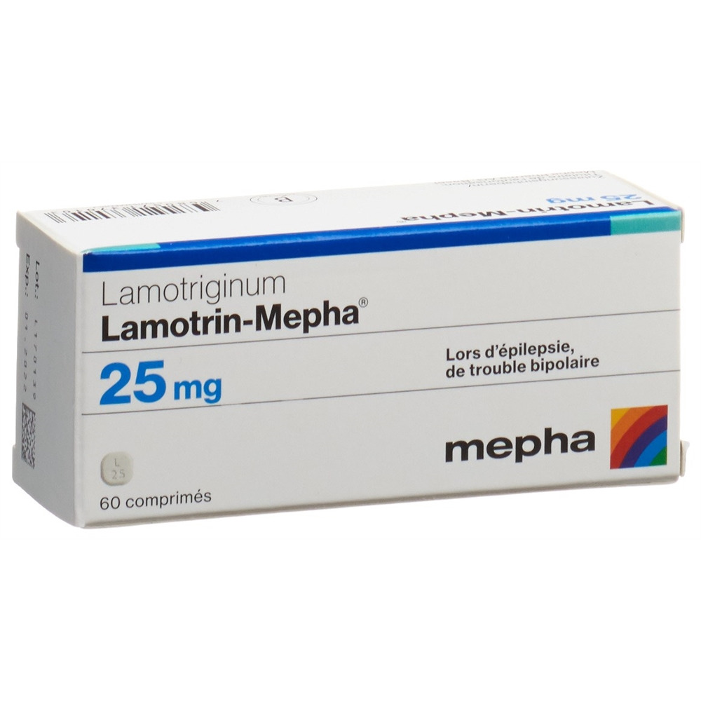 LAMOTRIN Mepha cpr disp 25 mg 60 pce