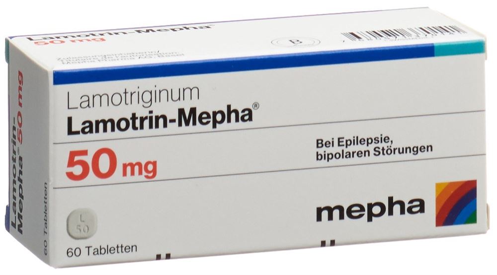 LAMOTRIN Mepha cpr disp 50 mg 60 pce